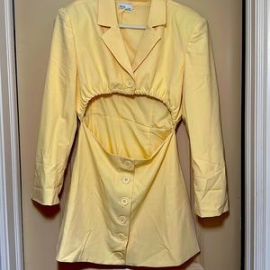 Yellow Suite Dress Danielle Bernstein
